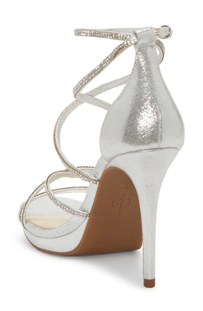 Jessica Simpson Jaeya Sandal In Platinum