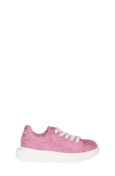 Vince Camuto Kids' Rhinestone Sneaker In Dark Pink | ModeSens