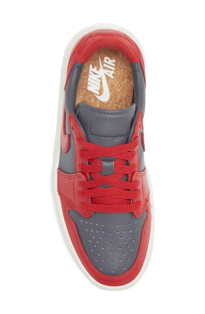 Shop Jordan Air  1 Elevate Sneaker In Dark Grey/ Varsity Red/ Sail