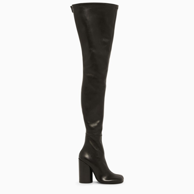 Shop Burberry | High Black Leather Boot
