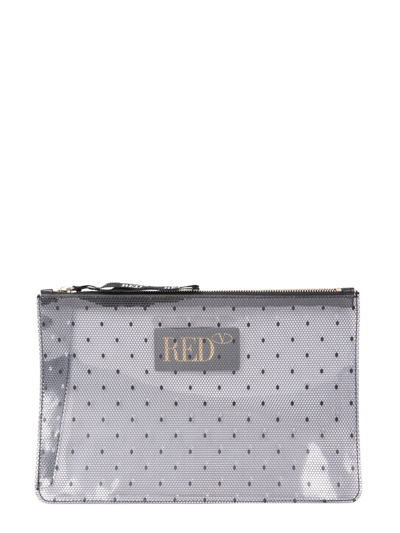 Shop Red Valentino Transparent Pouch In Black