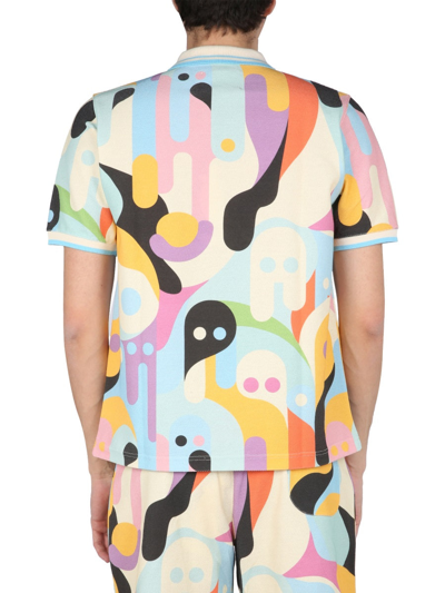 Shop Pharmacy Industry Piquet Polo In Multicolor