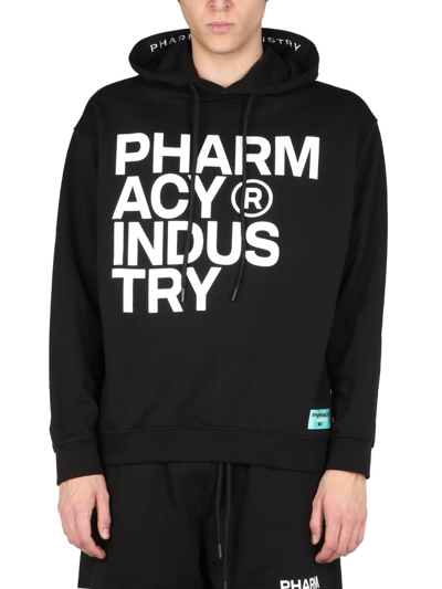 Shop Pharmacy Industry Sweatshirt With Logo Print In Black