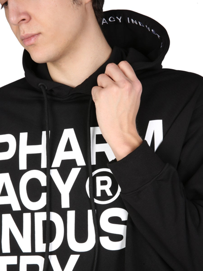 Shop Pharmacy Industry Sweatshirt With Logo Print In Black
