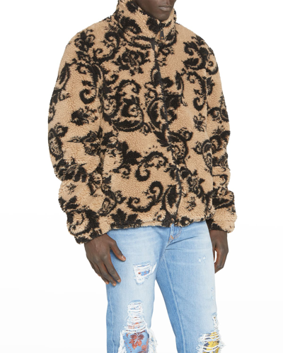 Tapestry Funnel Neck Puffer