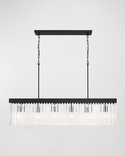 Shop Crystorama Emory 6-light Linear Chandelier