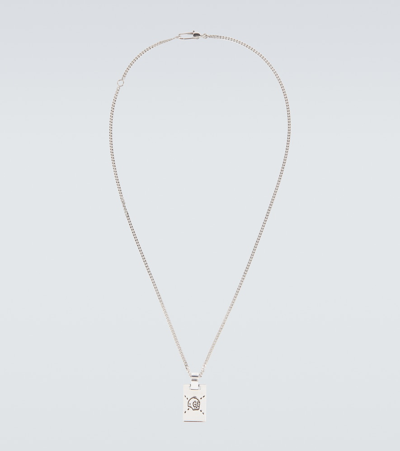 Shop Gucci Ghost Necklace In Silver