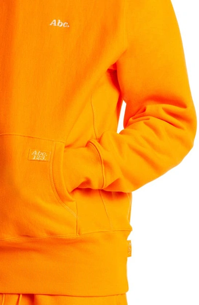 Shop Advisory Board Crystals Unisex Abc. 123. Logo Cotton Blend Pullover Hoodie In Carnelian Orange