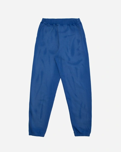 Shop Aries Sunbleached Premium Sweatpants In Blue