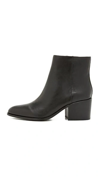 Shop Opening Ceremony Livv Chunky Heel Booties In Black