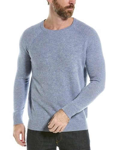 Shop Magaschoni Cashmere Crewneck Sweater In Blue