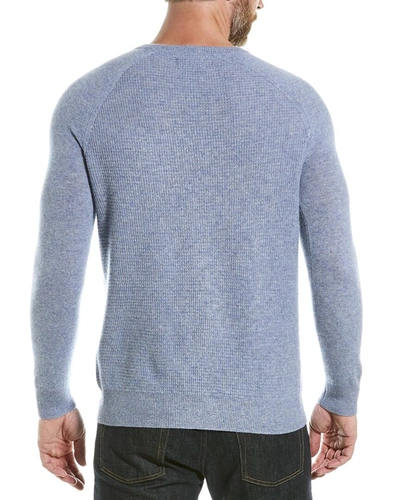 Shop Magaschoni Cashmere Crewneck Sweater In Blue