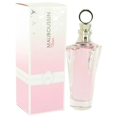 Shop Mauboussin 514251 Rose Pour Elle Eau De Parfum Spray, 3.4 oz In Pink