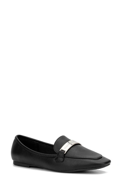 Shop New York And Company Harleigh Faux Leather Loafer In Black