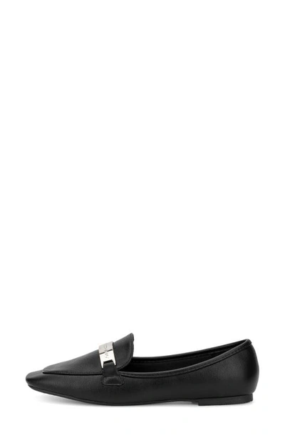 Shop New York And Company Harleigh Faux Leather Loafer In Black