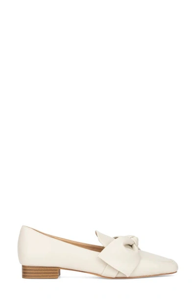 New York And Company Dominica Bow Loafer In Bone