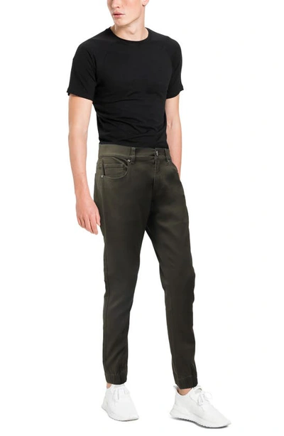 X-ray Slim Fit Jogger Jeans In Olive