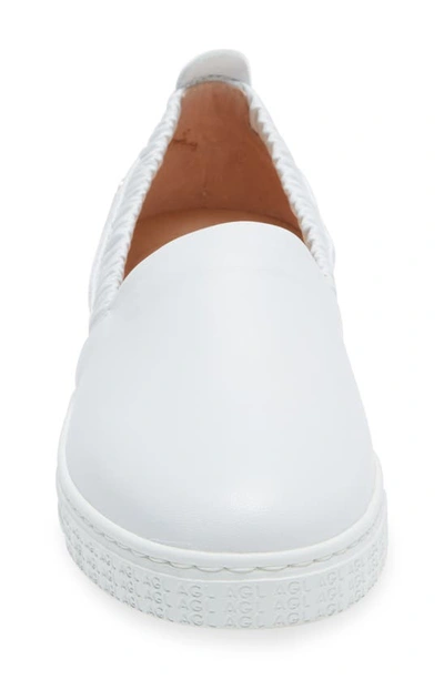 Shop Agl Attilio Giusti Leombruni Suzie Slip-on Sneaker In White
