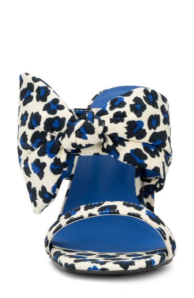 New York And Company Gerri Open Toe Heeled Sandal In Blue