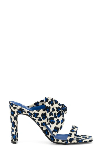 New York And Company Gerri Open Toe Heeled Sandal In Blue