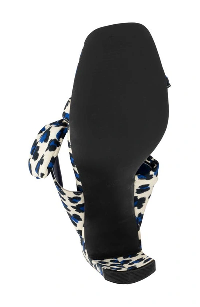 New York And Company Gerri Open Toe Heeled Sandal In Blue