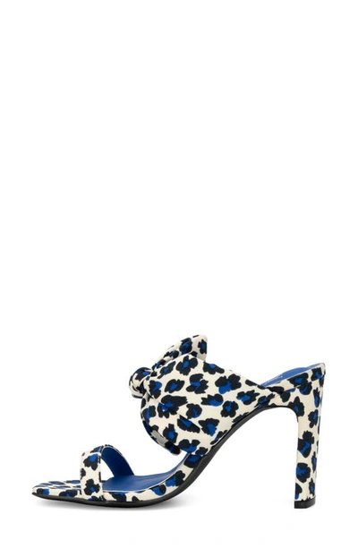 New York And Company Gerri Open Toe Heeled Sandal In Blue