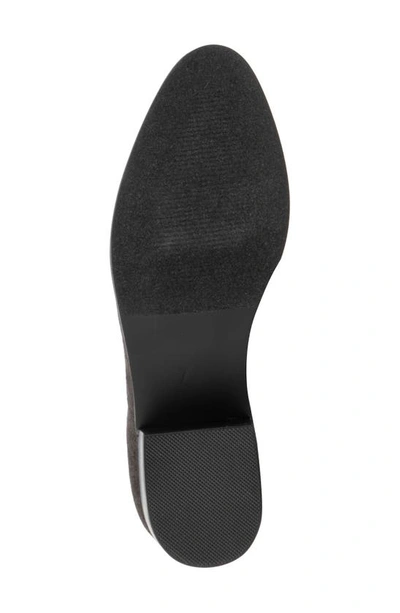 New York And Company Rana Faux Suede Tall Boot In Charcoal