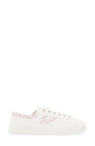Shop Tretorn 'nylite' Sneaker In White/ Pink Gingham