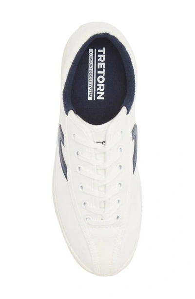Shop Tretorn 'nylite' Sneaker In White/ Navy