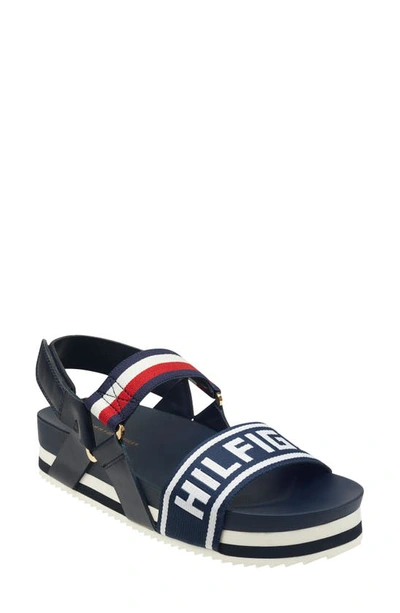 resumen Hito ballena azul Tommy Hilfiger Beckett Sandal In Dblll | ModeSens