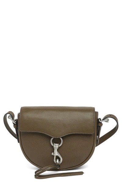 Rebecca Minkoff Megan Mini Saddle Crossbody Bag In Seaweed ModeSens