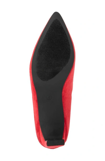 New York And Company Luisa Pointed Toe Pump In Red