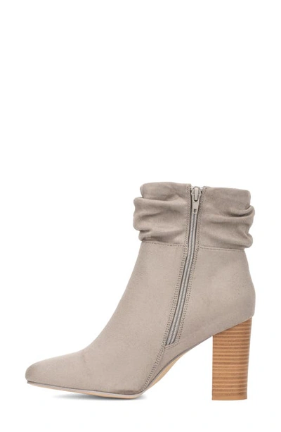 Shop New York And Company Sandy Slouch Bootie In Grey