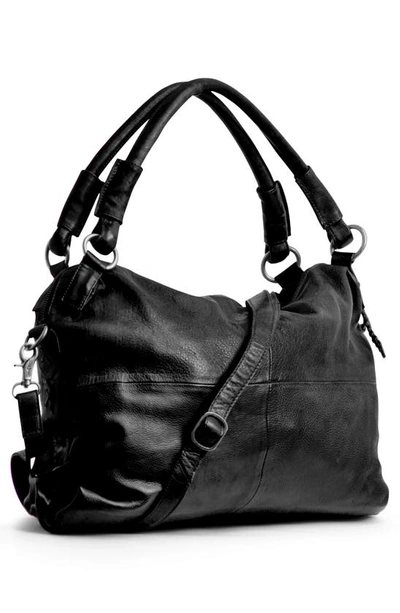 Shop Day & Mood Media Leather Crossbody Bag In Black