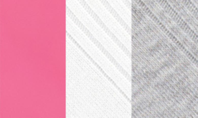 K. Bell Socks 6-pack Assorted No-show Socks In White Black Pink