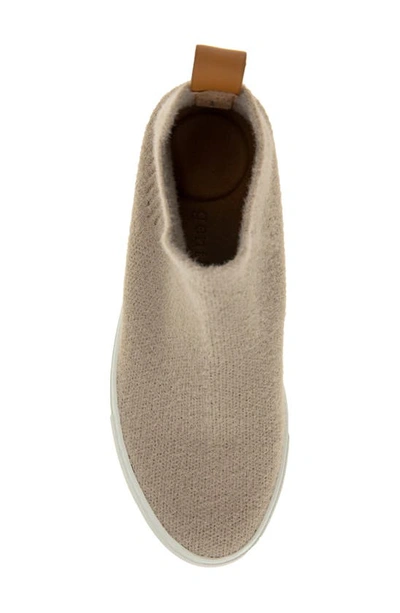 Shop Gentle Souls By Kenneth Cole Rory Knit Sneaker In Mushroom