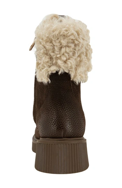Shop Gentle Souls By Kenneth Cole Behann Faux Shearling Alpine Boot In Chocolate