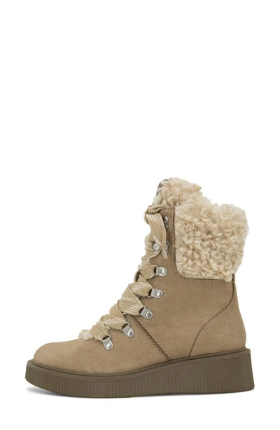Gentle Souls By Kenneth Cole Behann Faux Shearling Alpine Boot In Mushroom