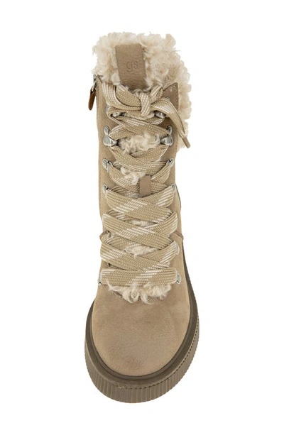 Gentle Souls By Kenneth Cole Behann Faux Shearling Alpine Boot In Mushroom