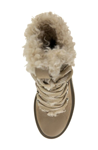 Gentle Souls By Kenneth Cole Behann Faux Shearling Alpine Boot In Mushroom
