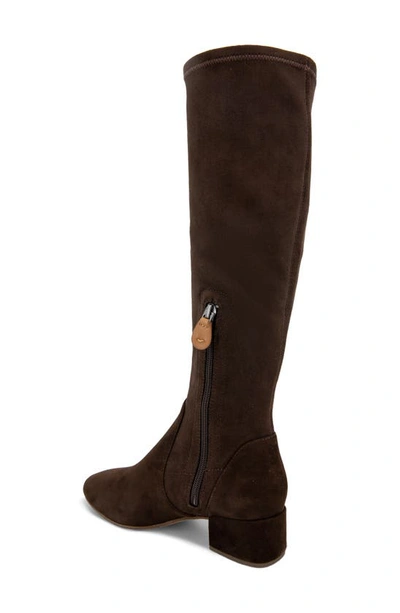 Shop Gentle Souls By Kenneth Cole Ella Stretch Knee High Boot In Chocolate