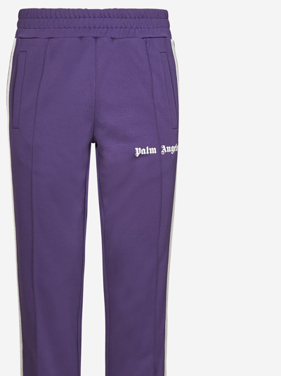 Shop Palm Angels Classic Track Trousers In Purple