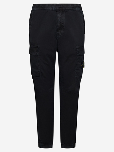 Stone Island 313l1 T.co+old Trousers In Black | ModeSens