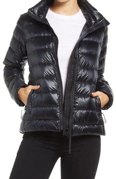 Shop Canada Goose Cypress Packable 750 Fill Power Down Puffer Jacket In Black