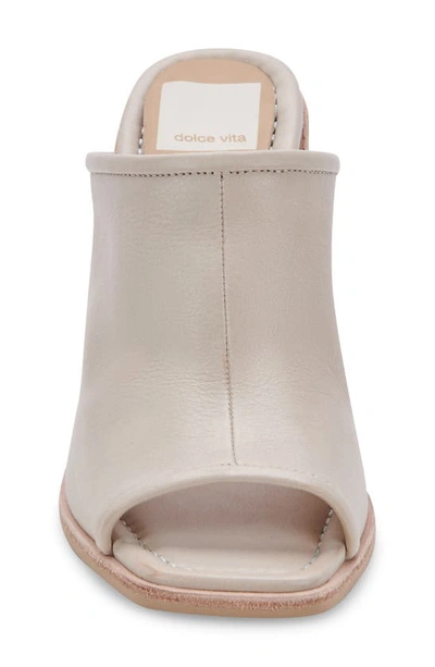 Shop Dolce Vita Mavise Slide Sandal In Cream Leather
