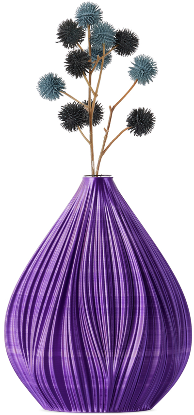 Shop Sheyn Ssense Exclusive Purple Fald Vase