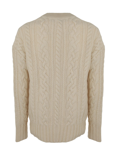 Shop Ami Alexandre Mattiussi Cable Knitted Cardigan
