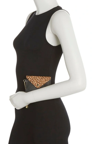 Shop Aimee Kestenberg Ashley Leather Pouch In Micro Leopard