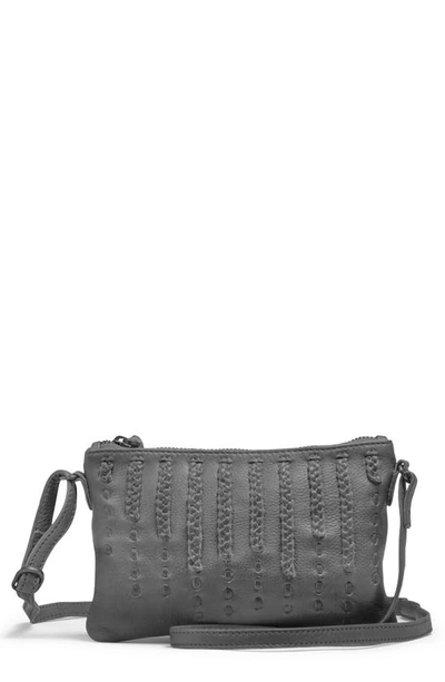 Shop Day & Mood Milicent Leather Multi Crossbody Bag In Anthracite