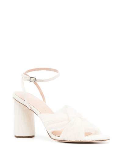 Loeffler Randall Reed Twist-detail Sandals In White